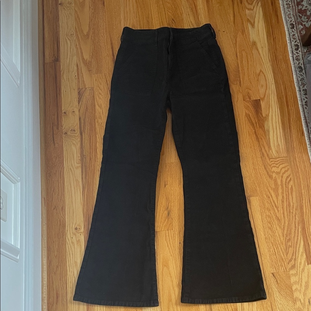American Eagle Outfitters Corduroy Black Flare Jeans.  New without tags.